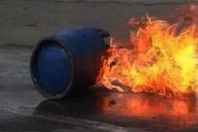 انفجار اسطوانة غاز