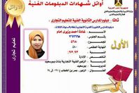 نتيجة الطالبة غادة أحمد وزيري