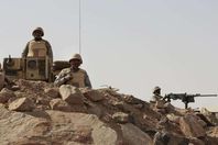 جنود سعوديين على حدود اليمن