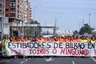 اضراب العمال فى اسبانيا