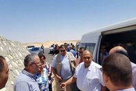 وزير الزراعة يتفقد مشروع المليون فدان بالمنيا