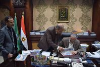 محافظ المنيا  يعتمد اعددية المنيا