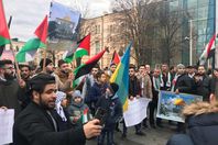 مظاهرة ببرلين تنديدا بزيارة «نتنياهو» (أرشيفية)