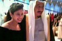 حصة مع أبيها الملك سلمان