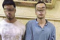 اللصان المضبوطان