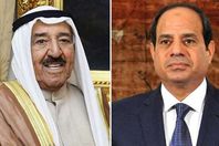 السيسي وأمير الكويت