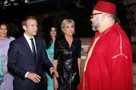 ملك المغرب ورئيس فرنسا