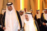 الشيخ صباح  و أمير قطر