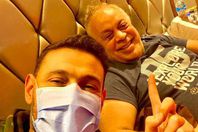 رامز جلال، وصورة له مع الفنان أشرف زكي