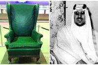 صنعته أرامكو.. صور نادرة لكرسي الملك سعود مواصفات خاصة