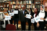 زاهي حواس و أعضاء مبادرة ألف كاتب