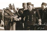 الملك عبد العزيز والملك فاروق