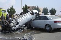 إصابة أمين شرطة بقنا في حادث سير بقنا