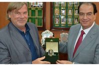 الشعراوي مع رئيس وفد الإتحاد الأوربي