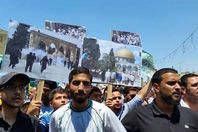 مسيرة صامتة بالمنيا لنصرة الأقصي