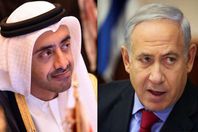 عبد الله بن زايد وزنتنياهو