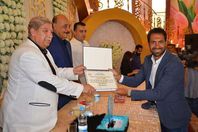 تكريم اللاعب حسنى عبد ربه