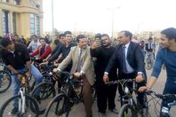 دراجة لكل طالب بجامعة القناة