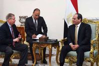 السيسي أثناء اللقاء