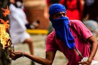 احتجاجات فى فنزويلا