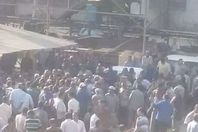 عمال مصنع سكر إدفو  خلال الوقفة