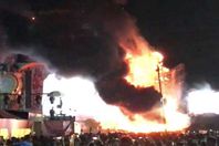 حريق بمسرح الموسيقى