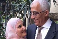 ابنة القرضاوي وزوجها

