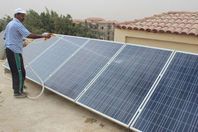 توصيل الكهرباء بالطاقة الشمسية