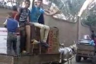 10 عربات كارو لنقل جهاز العروسة بمنيا القمح