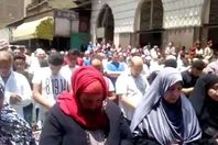 صلاة جنازة شهيد رفح  خالد المغربي