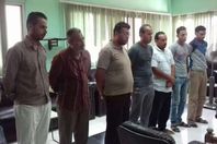 جانب من توبيخ السائقين