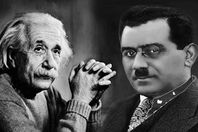 ألبرت أينشتاين ومصطفي مشرفة
