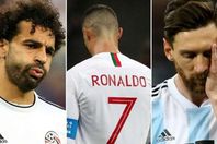 صلاح ورونالدو وميسي