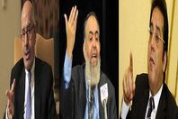 أيمن نور وحازم صلاح أبوإسماعيل ومحمد البرادعي