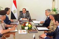 الرئيس السيسي خلال اجتماعه مع الوزراء