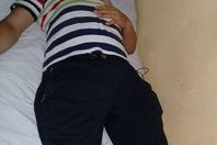 اضراب موظفين بالمنيا 
