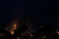 حرائق ضخمة تلتهم الغابات في اليونان