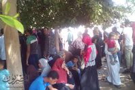 زاحم المواطنين امام مكتب سجل مدنى كفرالزيات بسبب تعطل الأجهزة