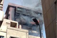 جانب من الحريق