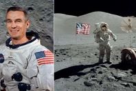 رائدي الفضاء يوجين سيرنان وهاريسون شميت