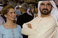 محمد بن راشد وزوجته الأميرة هيا