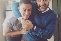 أحمد السقا ونجله