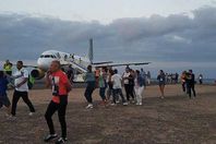 اخلاء طائرة
