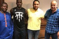 خالد أوتشو لاعب منتخب أوغندا 

