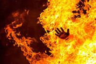 حرق طفل حيا بغزة