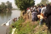 مصرع شخصين إثر انقلاب سيارة في ترعة بحوش عيسي