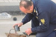 العثور على قنبلة بدائية الصنع في الخانكة