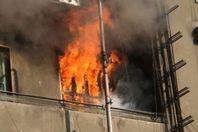 حريق منزل ببني مزار