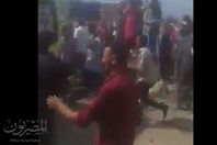 صراخ وعويل المصابين بقطاري الإسكندرية