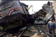 تصادم قطارين